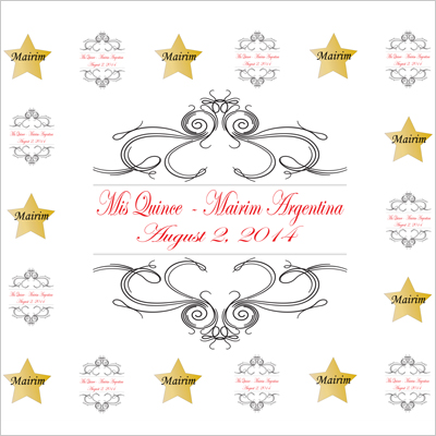 step and repeat design sample